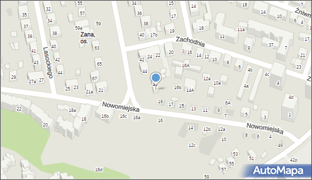 Lublin, Sowińskiego Józefa, gen., 48, mapa Lublina