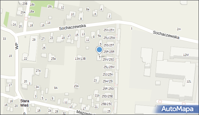 Macierzysz, Sochaczewska, 7, mapa Macierzysz