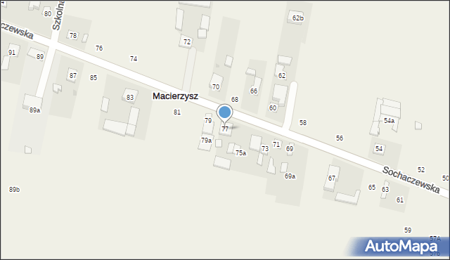 Macierzysz, Sochaczewska, 77, mapa Macierzysz