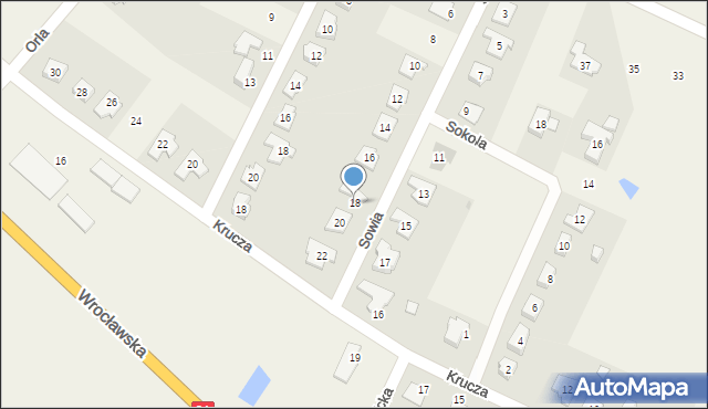 Marcinkowice, Sowia, 18, mapa Marcinkowice