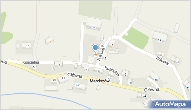 Marciszów, Sołecka, 18, mapa Marciszów