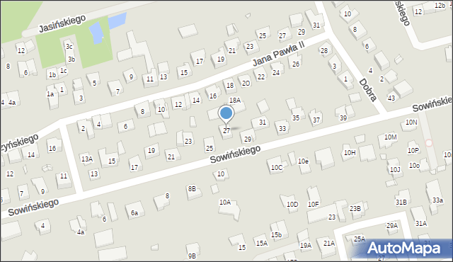 Marki, Sowińskiego Józefa, gen., 27, mapa Marki