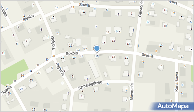 Murowaniec, Sokola, 15, mapa Murowaniec