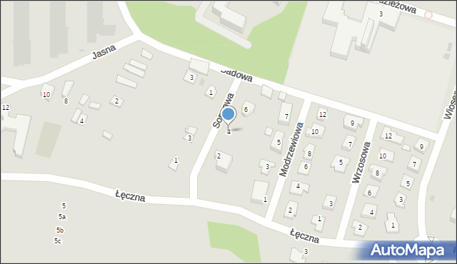 Nowy Dwór Mazowiecki, Sosnowa, 4, mapa Nowy Dwór Mazowiecki