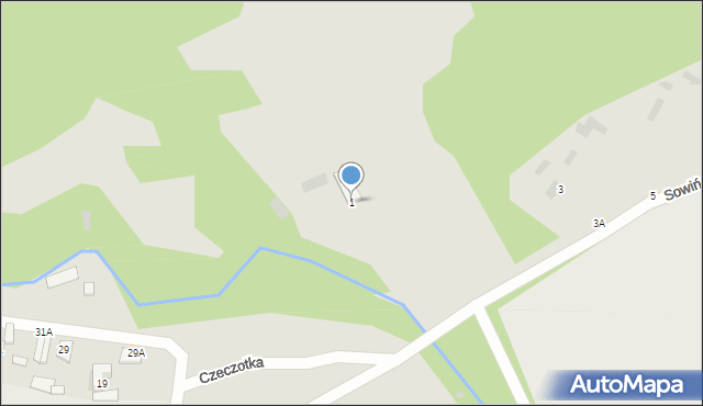 Ostrołęka, Sowińskiego Józefa, gen., 1, mapa Ostrołęka