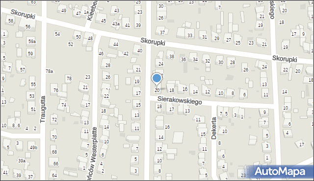 Ostrów Wielkopolski, Sowińskiego Józefa, gen., 20, mapa Ostrów Wielkopolski