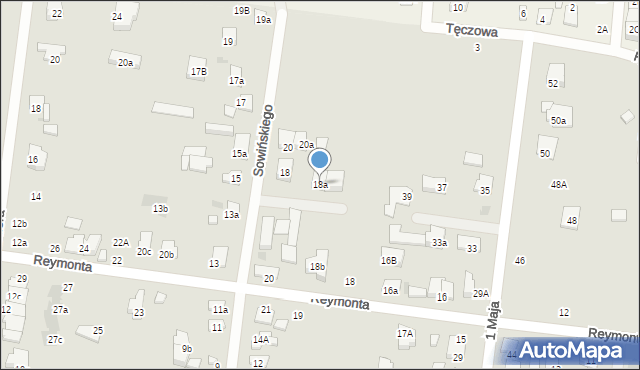 Ożarów Mazowiecki, Sowińskiego Józefa, gen., 18a, mapa Ożarów Mazowiecki