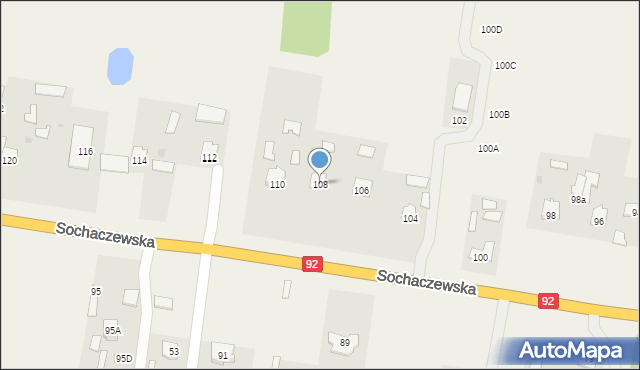 Paprotnia, Sochaczewska, 108, mapa Paprotnia