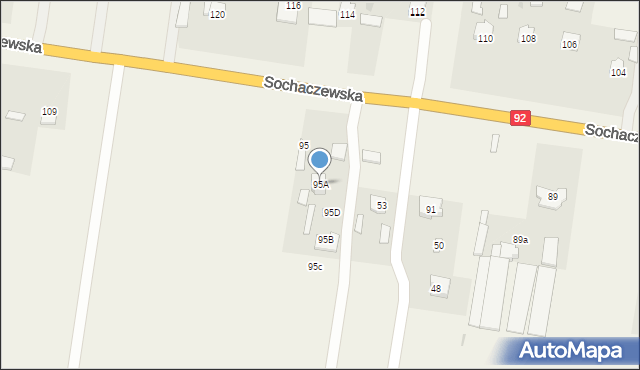 Paprotnia, Sochaczewska, 95A, mapa Paprotnia
