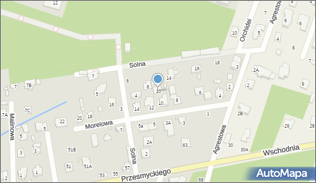 Piaseczno, Solna, 10, mapa Piaseczno