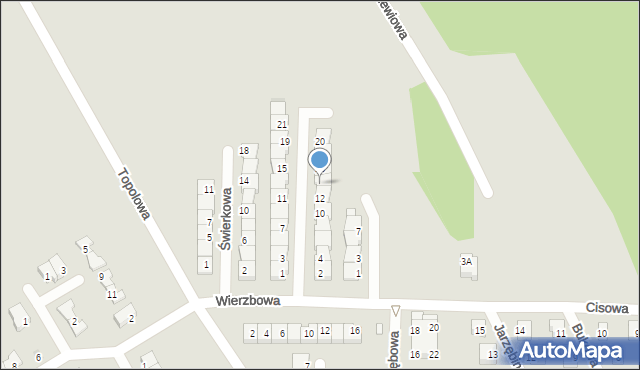 Polkowice, Sosnowa, 14, mapa Polkowice