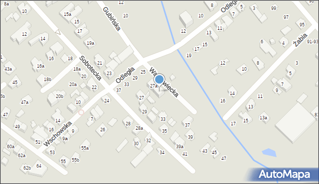 Poznań, Sobotecka, 29a, mapa Poznania