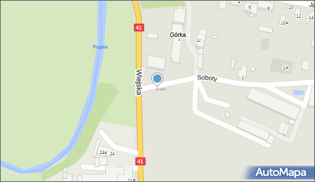 Prudnik, Soboty, 1b, mapa Prudnik