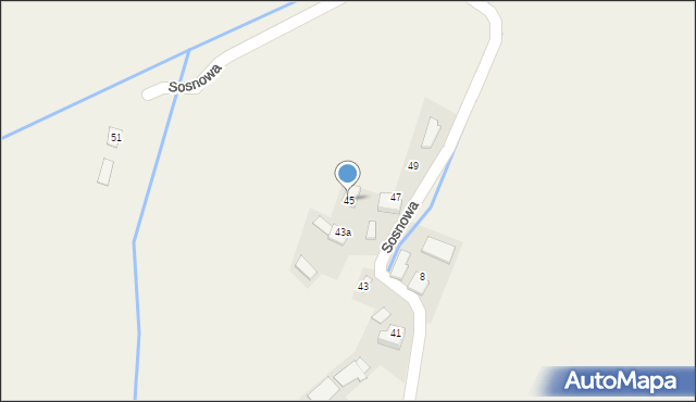 Przeciszów, Sosnowa, 45, mapa Przeciszów