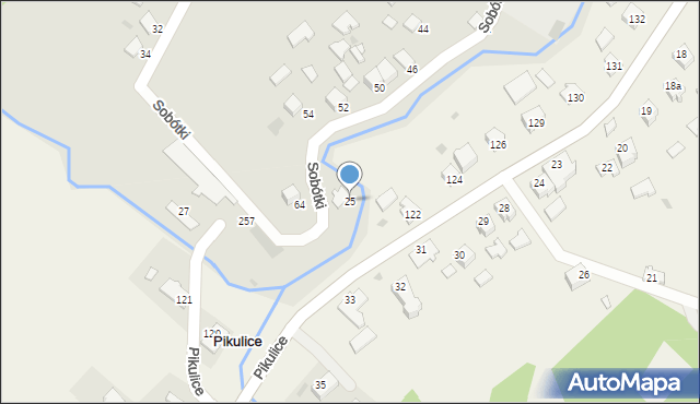 Przemyśl, Sobótki, 25, mapa Przemyśla