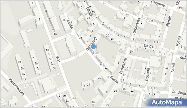 Racibórz, Solna, 21, mapa Racibórz