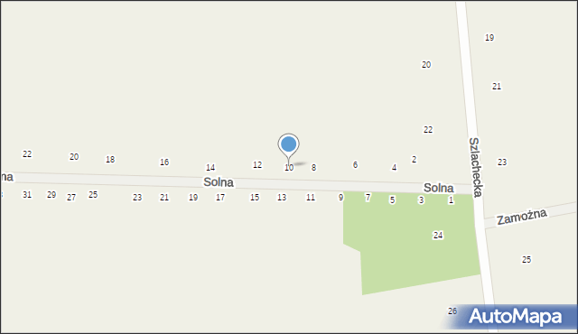 Różanka, Solna, 10, mapa Różanka