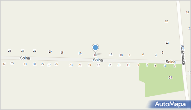 Różanka, Solna, 14, mapa Różanka