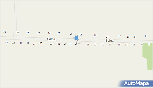 Różanka, Solna, 25, mapa Różanka