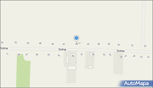 Różanka, Solna, 42, mapa Różanka