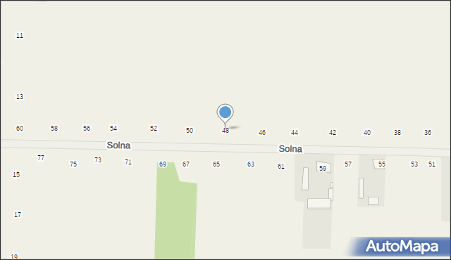 Różanka, Solna, 48, mapa Różanka