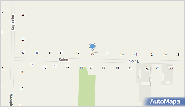 Różanka, Solna, 50, mapa Różanka