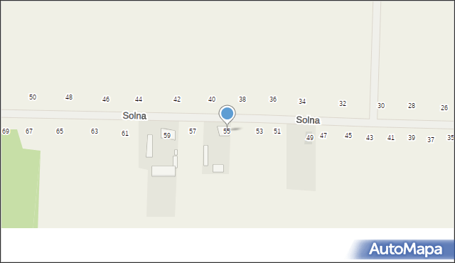 Różanka, Solna, 55, mapa Różanka