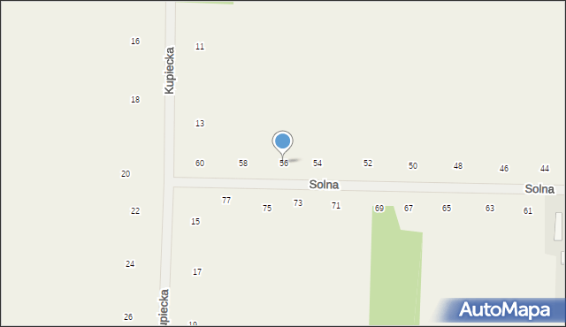 Różanka, Solna, 56, mapa Różanka