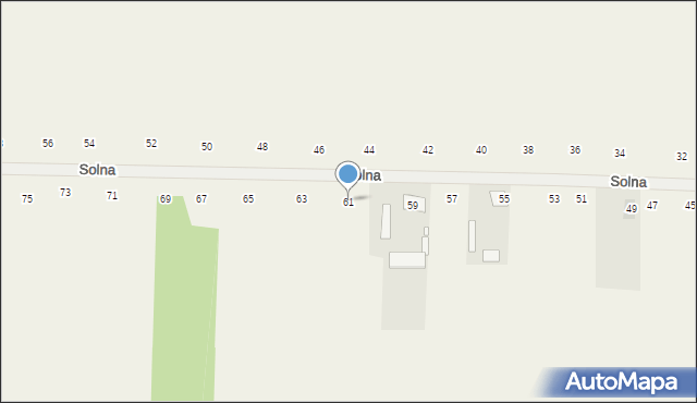 Różanka, Solna, 61, mapa Różanka