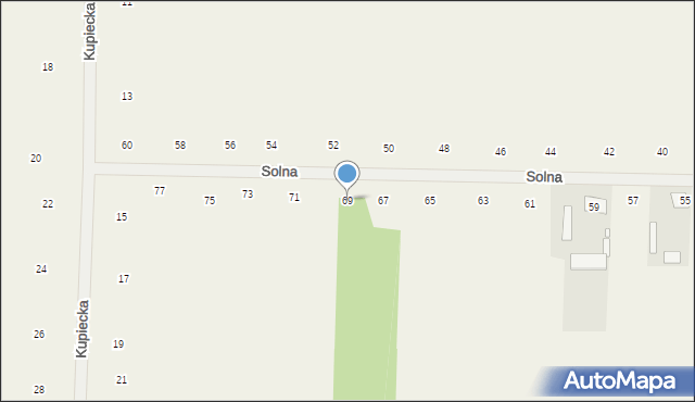 Różanka, Solna, 69, mapa Różanka