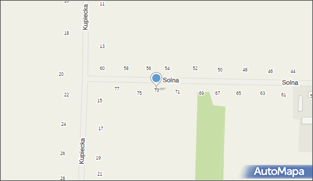 Różanka, Solna, 73, mapa Różanka