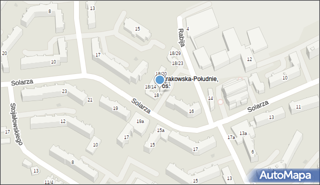 Rzeszów, Solarza Ignacego, 18/5, mapa Rzeszów