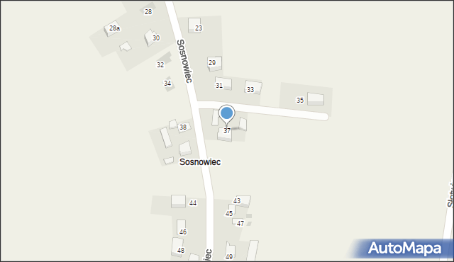 Sieborowice, Sosnowiec, 37, mapa Sieborowice