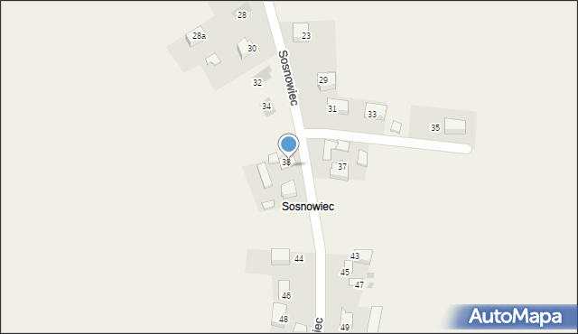 Sieborowice, Sosnowiec, 40, mapa Sieborowice