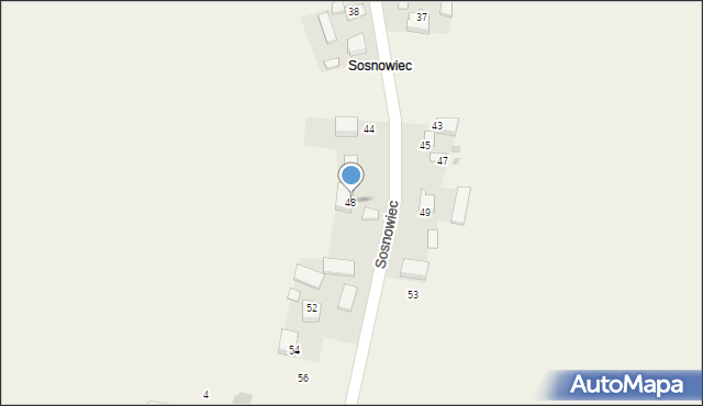 Sieborowice, Sosnowiec, 48, mapa Sieborowice