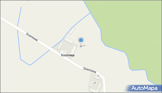 Śliwice, Sosnowa, 44, mapa Śliwice