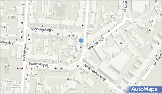 Słupsk, Solskiego Ludwika, 19, mapa Słupska