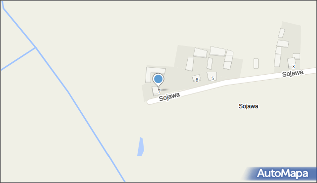 Snochowice, Sojawa, 7, mapa Snochowice