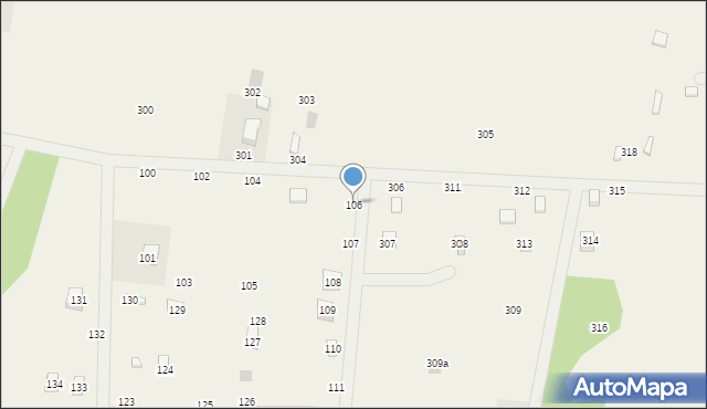 Sobącz, Sobącz, 106, mapa Sobącz