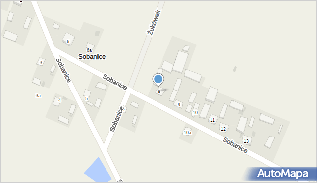 Sobanice, Sobanice, 8, mapa Sobanice