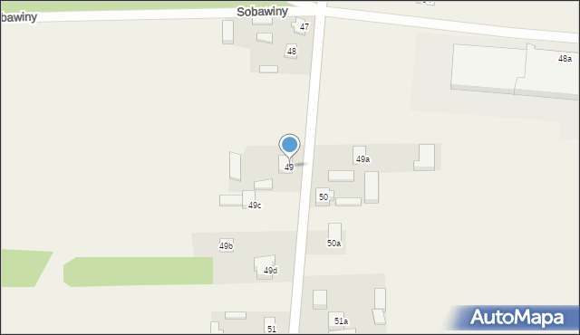 Sobawiny, Sobawiny, 49, mapa Sobawiny