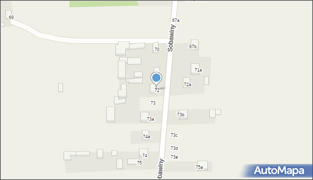 Sobawiny, Sobawiny, 72, mapa Sobawiny