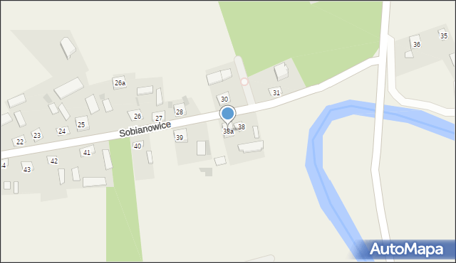 Sobianowice, Sobianowice, 38a, mapa Sobianowice