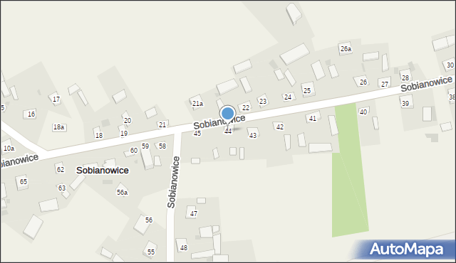 Sobianowice, Sobianowice, 44, mapa Sobianowice