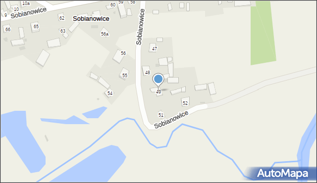 Sobianowice, Sobianowice, 49, mapa Sobianowice