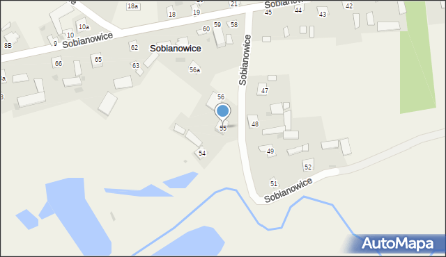 Sobianowice, Sobianowice, 55, mapa Sobianowice