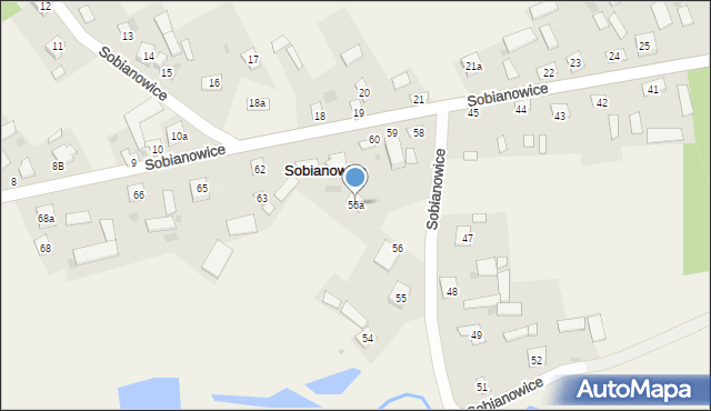 Sobianowice, Sobianowice, 56a, mapa Sobianowice