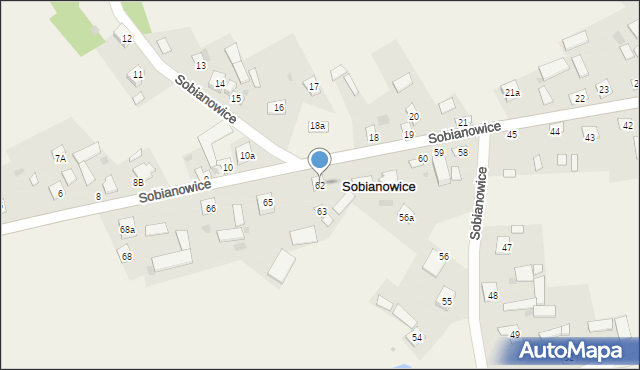 Sobianowice, Sobianowice, 62, mapa Sobianowice