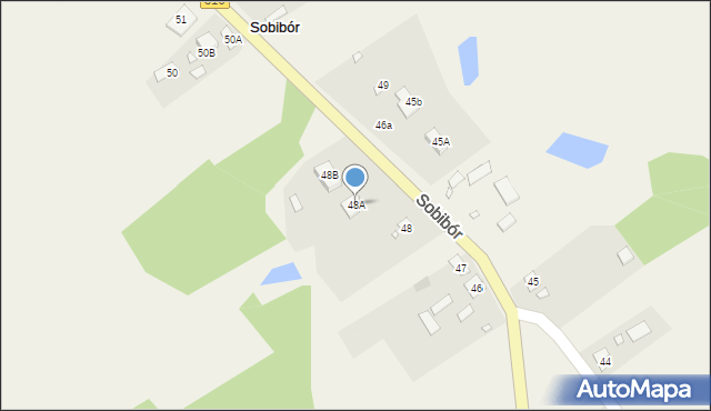 Sobibór, Sobibór, 48A, mapa Sobibór