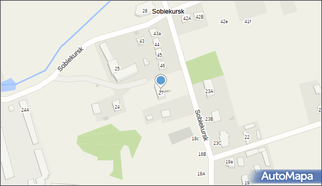Sobiekursk, Sobiekursk, 27, mapa Sobiekursk